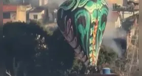 Soltar balões no Brasil é crime ambiental.