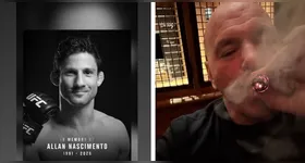 O chefão do UFC até fez uma homenagem ao brasileiro, mas logo em seguida fez a polêmica postagem