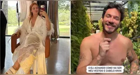 Viih Tube se prepara para a festa de casamento com Eliezer neste sábado (15), em São Paulo.