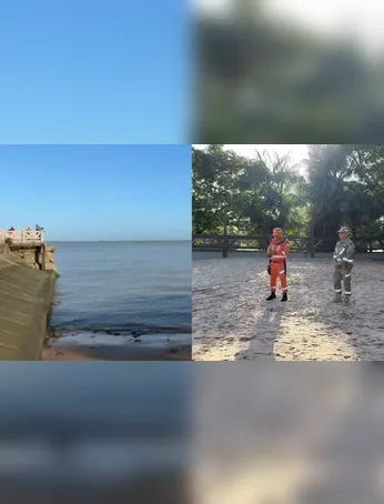 A jovem desapareceu após pular no rio.
