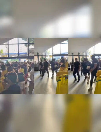 Neymar chega a Belém para o jogo contra o Clube do Remo, no Mangueirão.