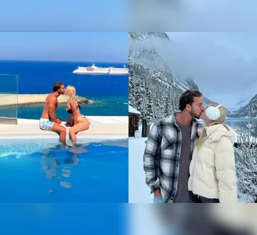 Imagem ilustrativa da imagem Casal transforma viagens pelo mundo em desafio íntimo e já gastou R$ 366 mil