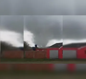 Imagem ilustrativa da imagem Ciclone-bomba deixa 1 morto, causa tornado e registra ventos de 132 km/h no RS