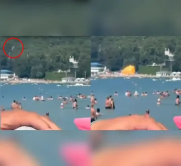 Imagem ilustrativa da imagem VÍDEO: ataque com drone deixa 7 mortos e 40 feridos em praia na Rússia