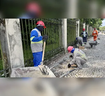 Imagem ilustrativa da imagem Bosque Rodrigues Alves passa por manutenção e pintura