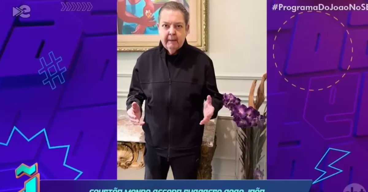 Faustão citou Silvio Santos e Hebe Camargo como referências para a carreira do filho