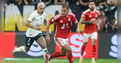 Corinthians vence Internacional por 2 a 1, mas é eliminado na Copa do Brasil.