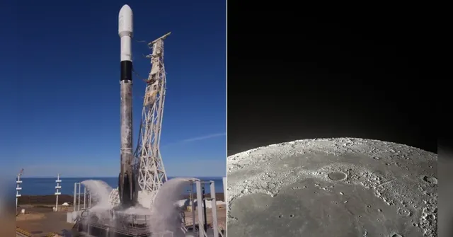 Imagem ilustrativa da notícia Foguete da SpaceX atinge a Lua e cria oportunidade para cientistas