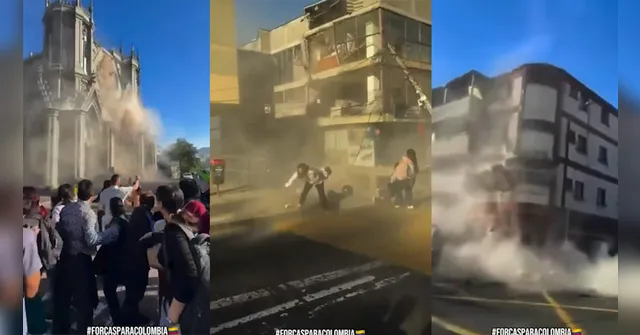 Imagem ilustrativa da notícia Vídeo: imagens do terremoto de 7,4 de magnitude na Colômbia impressionam
