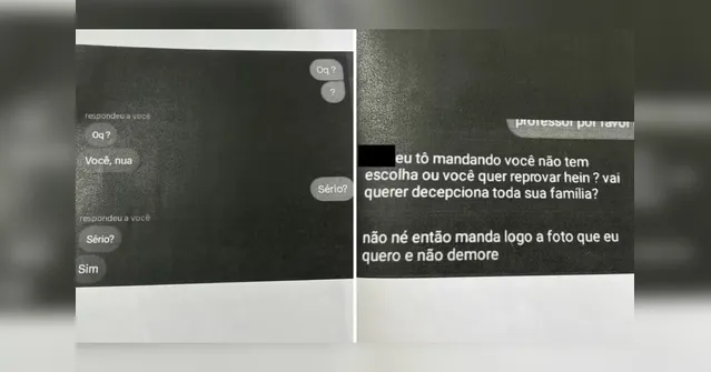 Imagem ilustrativa da notícia "Não tem escolha": professor é investigado por pedir foto nua de aluna