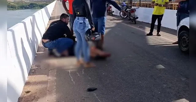 Imagem ilustrativa da notícia Idoso morre após acidente na ponte de Marabá