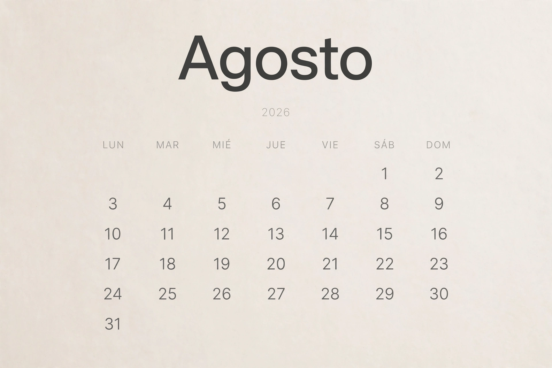 Mês é o oitavo do ano e com vários dias dedicados a comemorações