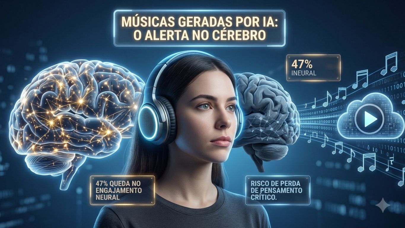 Artistas criados por Inteligência Artificial dominam os lançamentos em plataformas de streaming, mas acendem alerta entre cientistas.