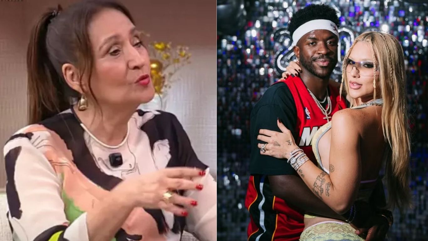 Apresentadora comentou a decisão da influenciadora de deixar posto na Grande Rio para morar em Madri e cobrou responsabilidade do jogador.