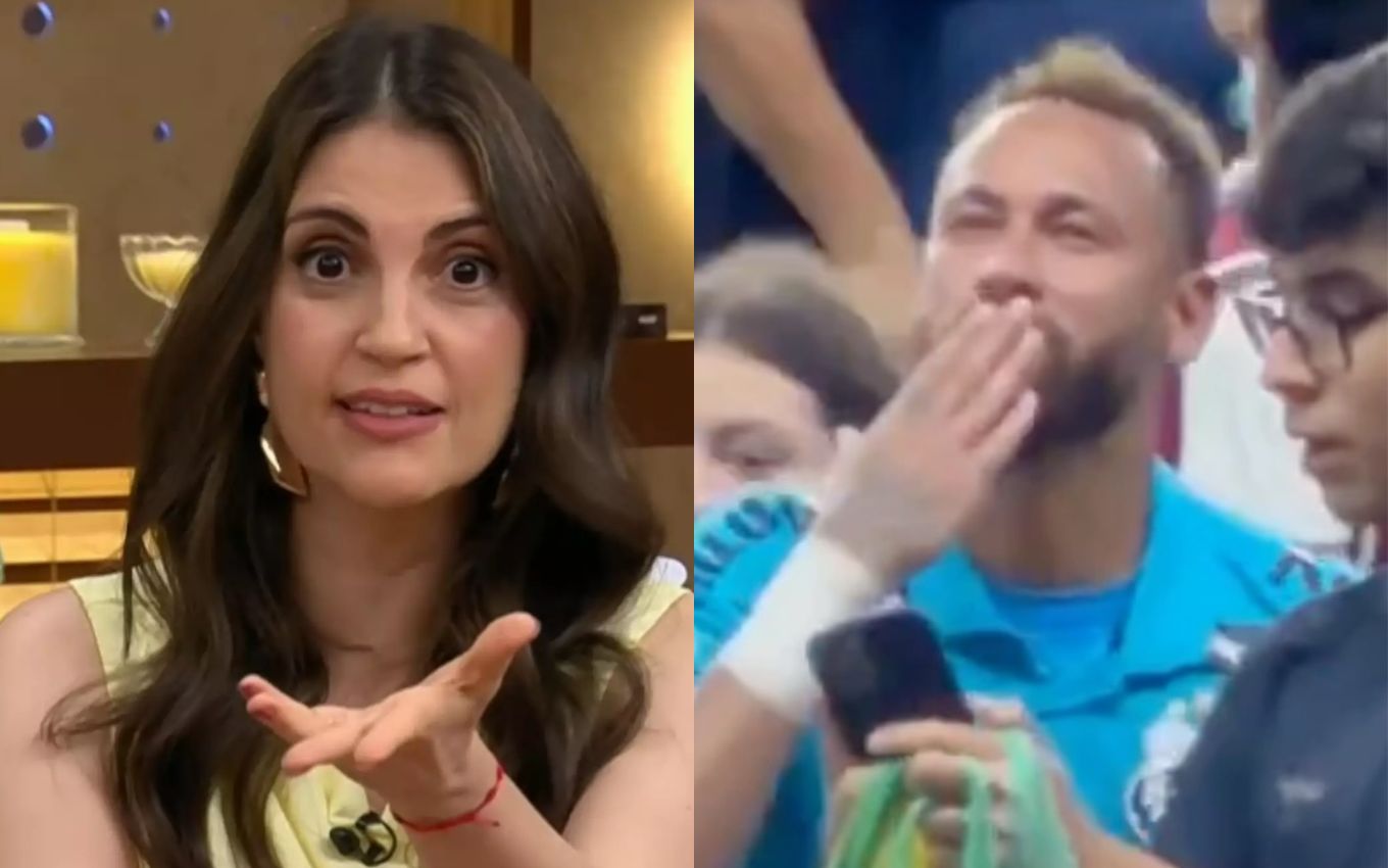 Durante o programa "Melhor da Trade", Chris Flores criticou atitude de Neymar após o jogo contra o Remo em Belém.