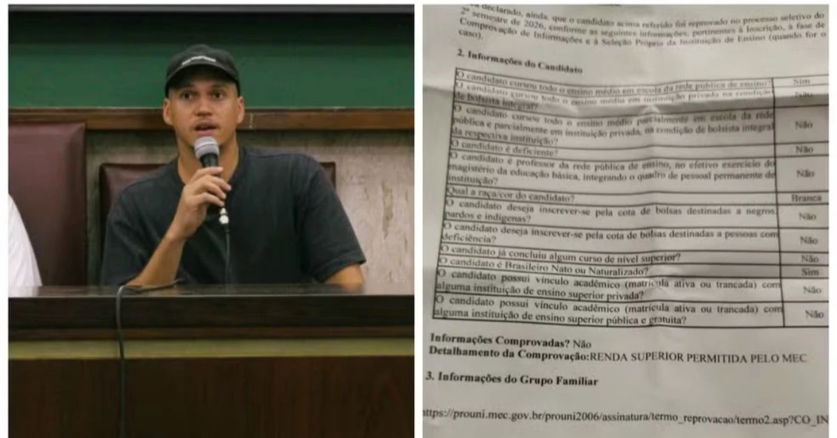 Segundo a instituição, documentos apresentados mostram renda familiar superior a estabelecida na sregras do programa federal.