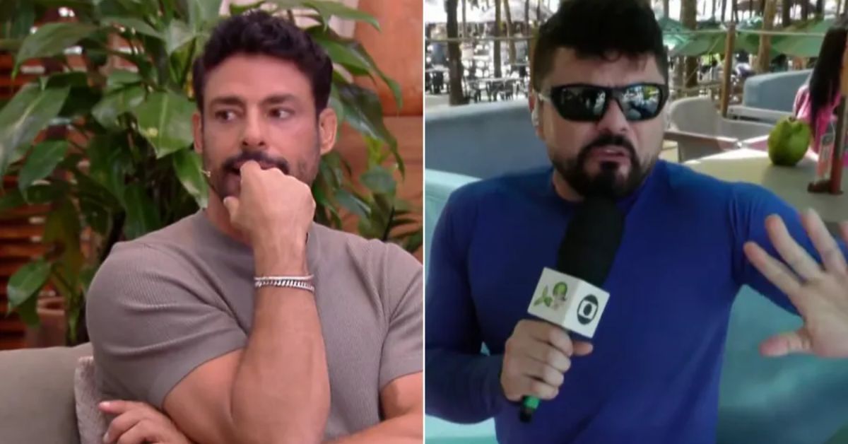 O momento descontraído ocorreu durante participação do ator no programa É de Casa