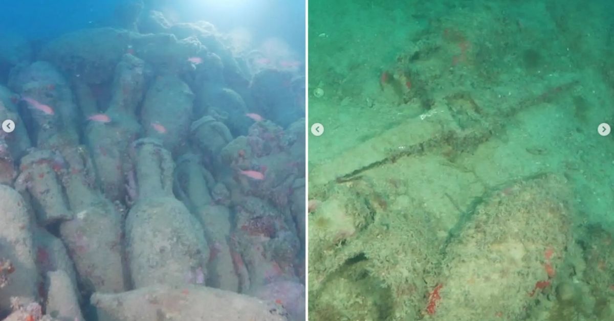 Área onde o antigo navio romano foi achado será preservada