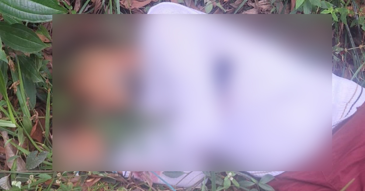 O homem foi encontrado sem vida e com mãos amarradas em área de mata