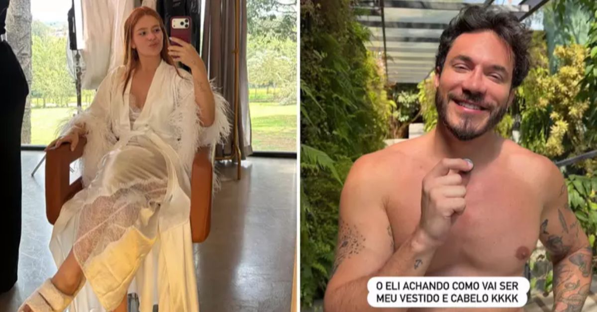 Viih Tube se prepara para a festa de casamento com Eliezer neste sábado (15), em São Paulo.