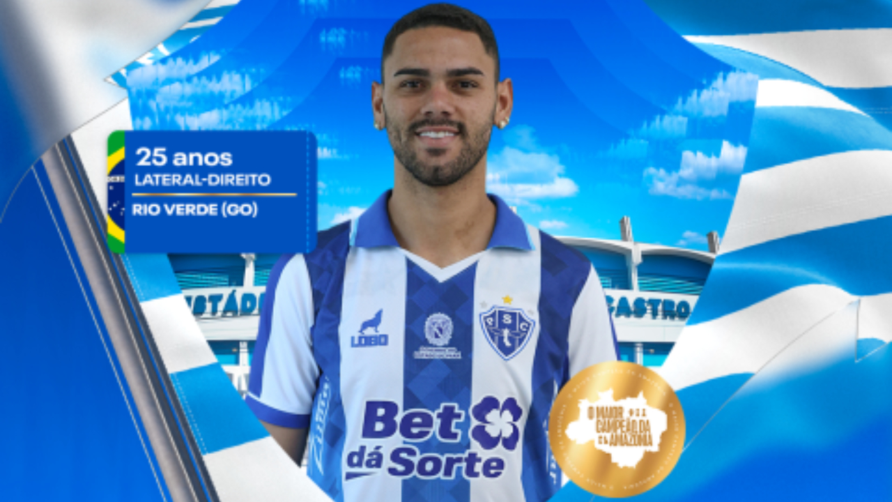 Eduardo Ribeiro é o novo reforço do Paysandu