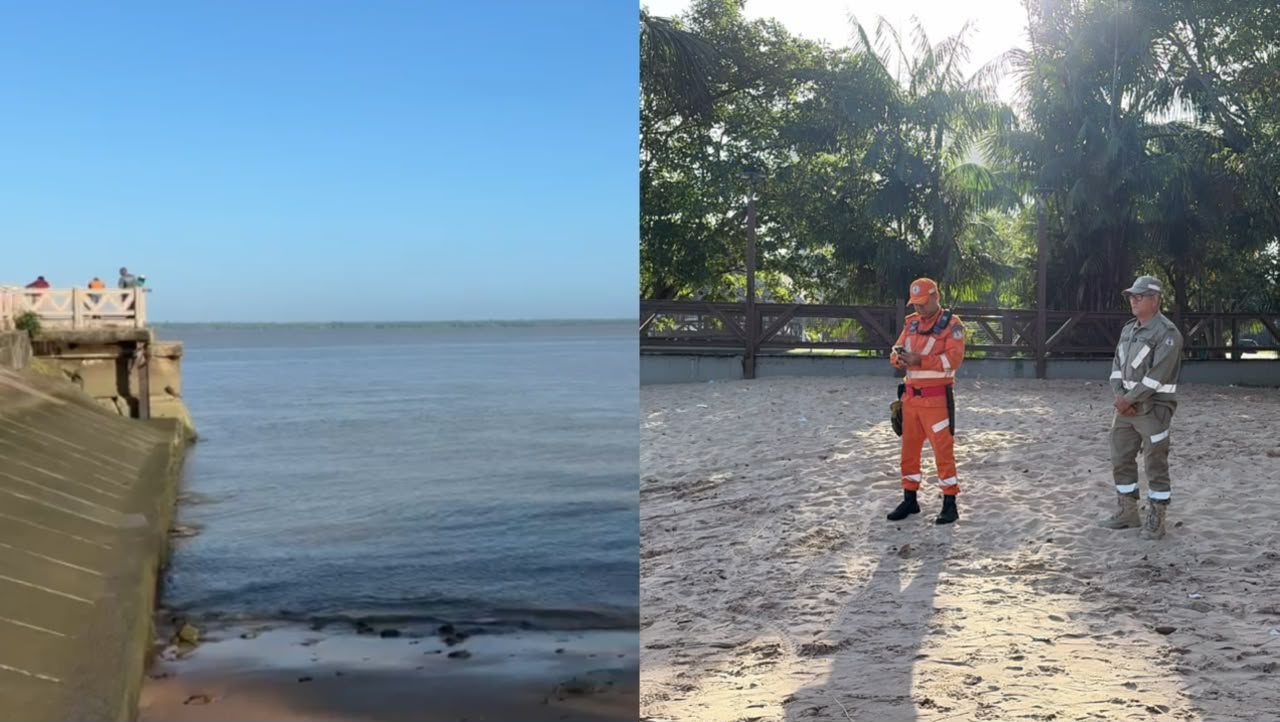A jovem desapareceu após pular no rio.