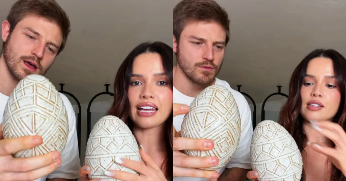 Juliette Freire mostra os convites personalizados preparados para os padrinhos e madrinhas de seu casamento com Kaique Cerveny, marcado para dezembro.