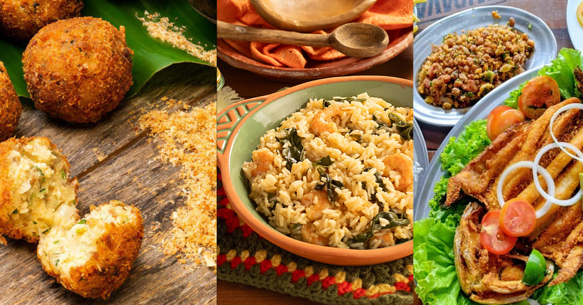 Receitas para o Círio de Nazaré valorizam ingredientes tradicionais do Pará, como jambu, tucupi, piracuí, camarão e farinha de mandioca.