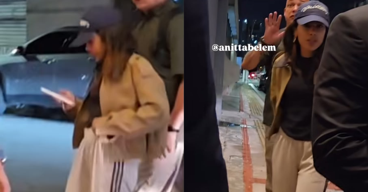 Anitta foi vista em Belém durante a madrugada desta segunda-feira (19). Registro compartilhado por um fã-clube repercutiu nas redes sociais e levantou questionamentos sobre o motivo da visita da cantora à capital paraense.