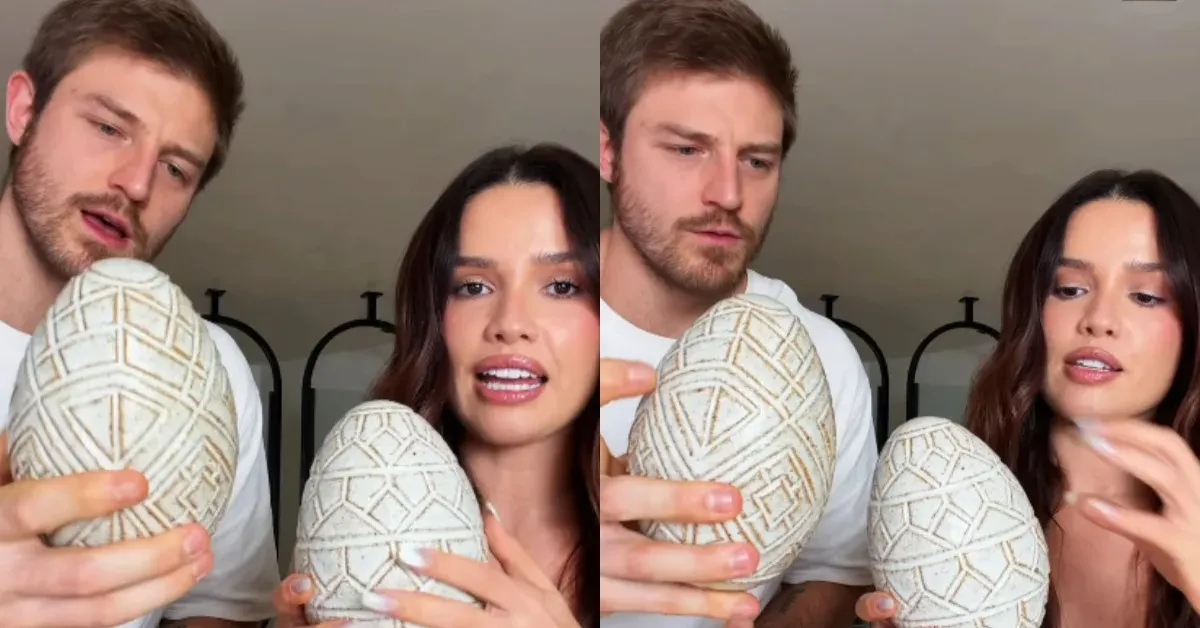 Juliette Freire mostra os convites personalizados preparados para os padrinhos e madrinhas de seu casamento com Kaique Cerveny, marcado para dezembro.