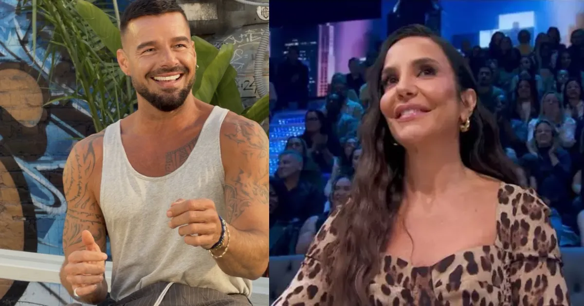 Ivete Sangalo recebeu declarações de carinho de Ricky Martin e Pedro Sampaio durante o Domingão e foi anunciada como jurada artística da Dança dos Famosos.