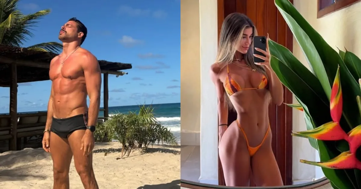 Cauã Reymond e Pietra Cupello levantaram rumores de romance após compartilharem registros de uma viagem a Itacaré, na Bahia.