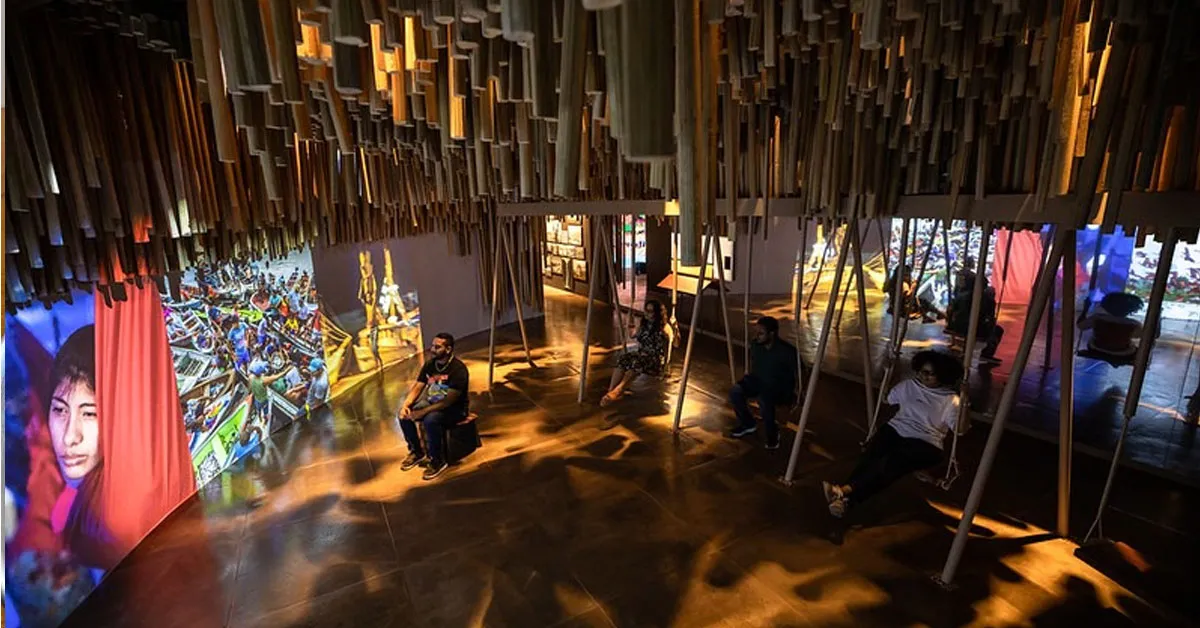 A exposição permanente “Amazônias no Plural” reúne histórias, saberes e modos de vida da região