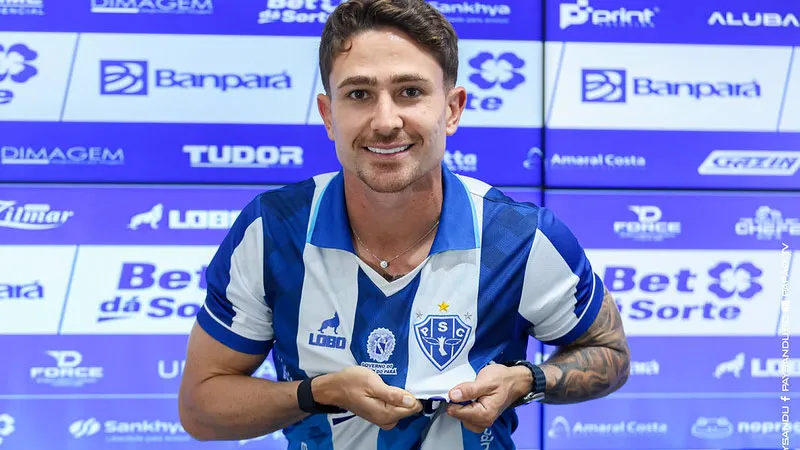 Renan Castro é apresentado no Paysandu