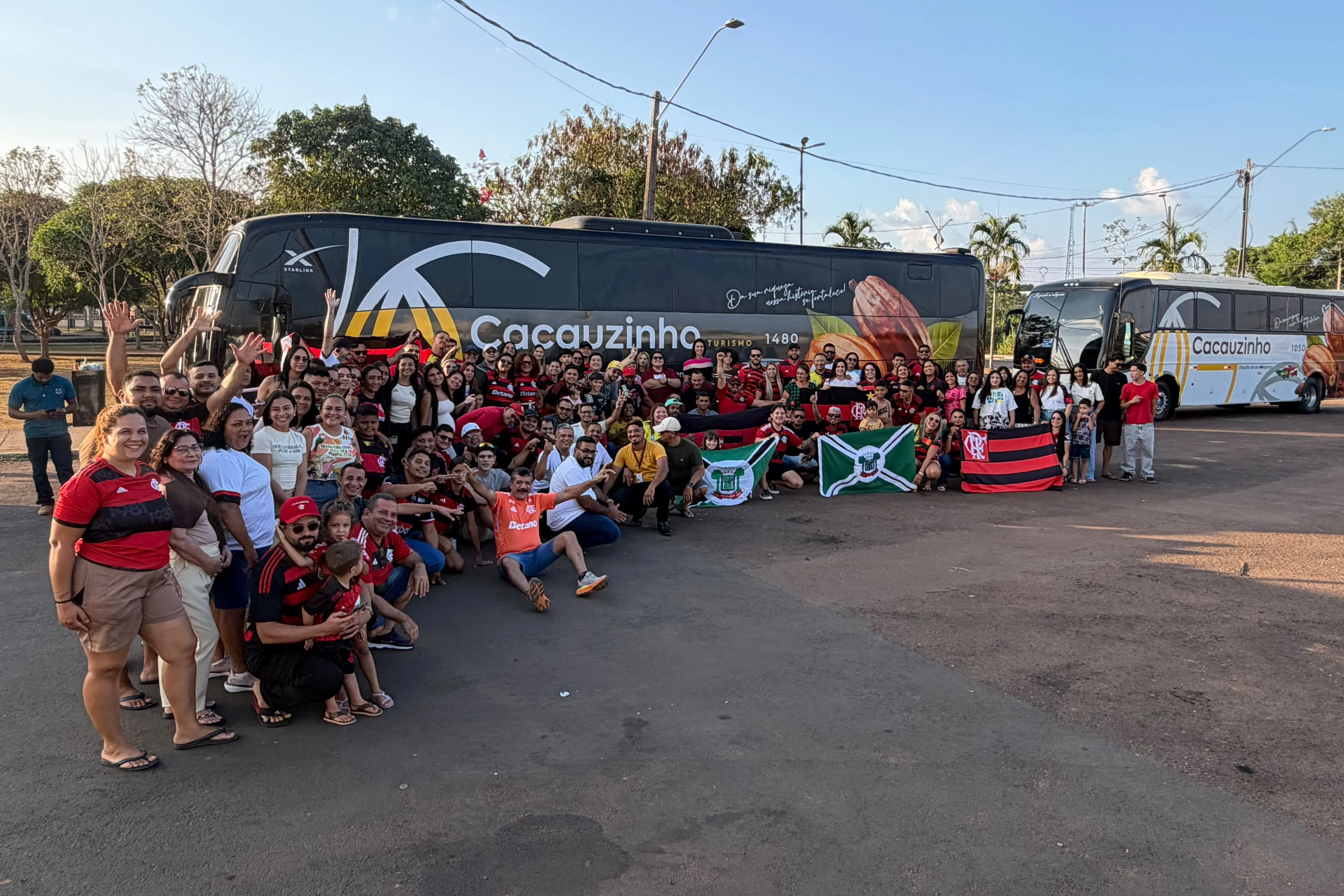 Torcedores de outros estados do Brasil vem a Belém para acompanhar o jogo entre Remo e Flamengo