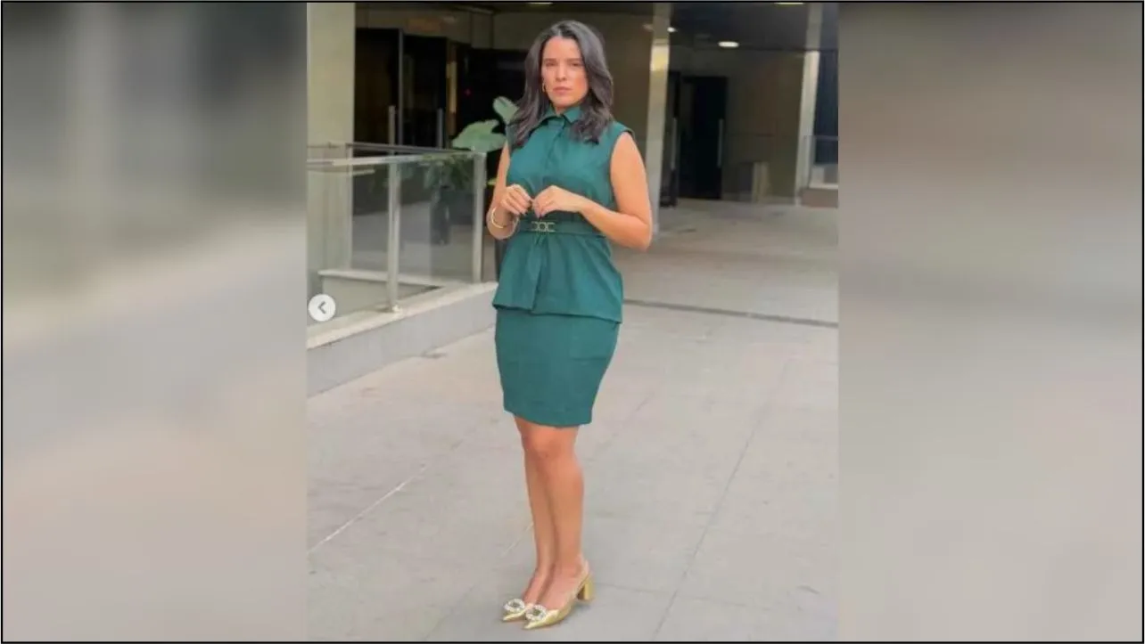 A advogada Anabel Pitaluga, que utilizou suas redes sociais para denunciar a abordagem e questionar a subjetividade das regras de vestimenta forense.