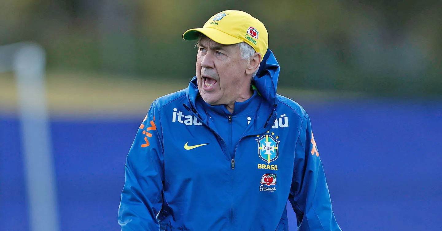 Ancelotti vai iniciar o ciclo para a Copa 2030 com 5 amistosos neste fim de 2026