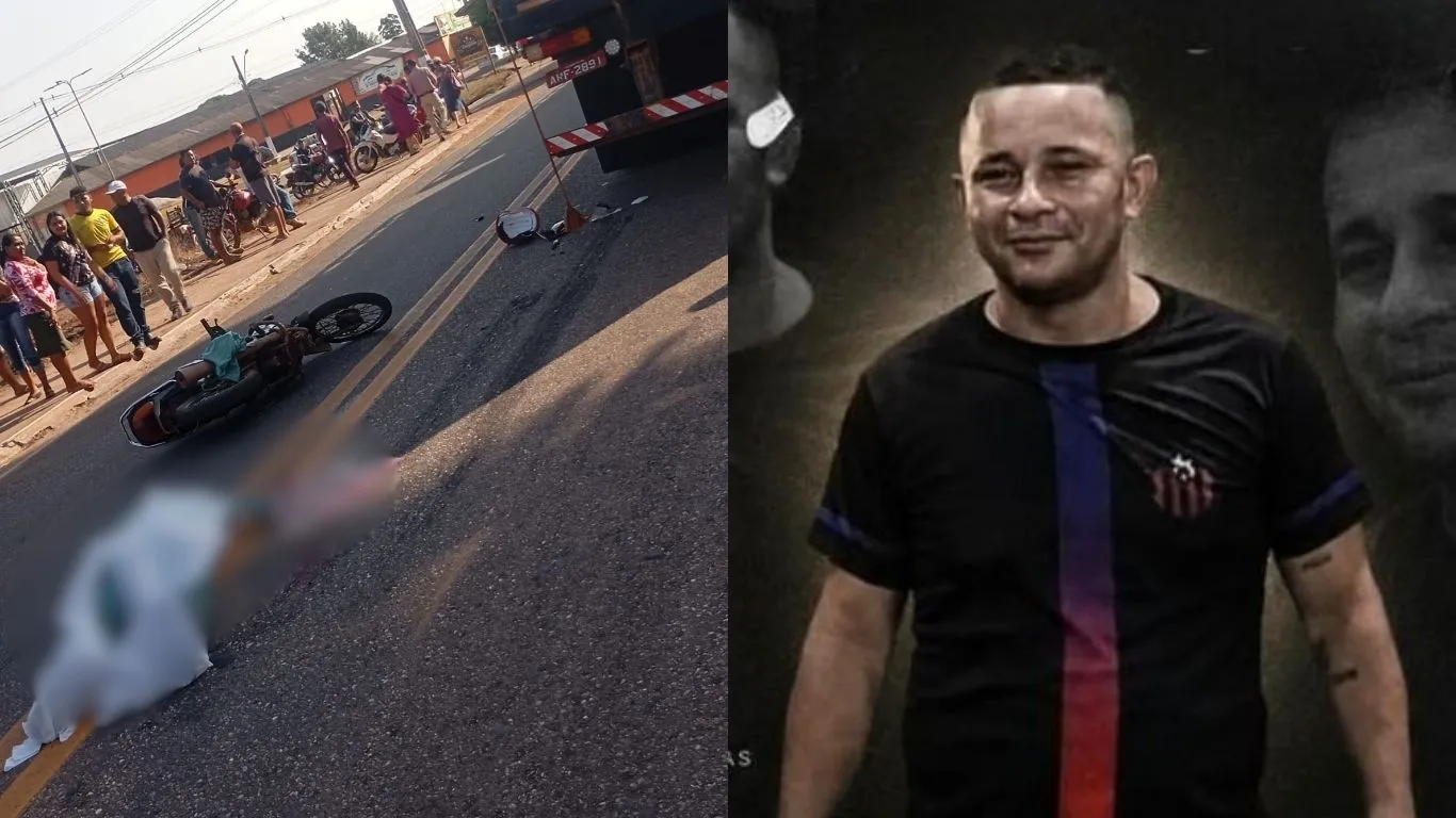 Gilson Santos Vale, de 37 anos, ia para o trabalho de motocicleta quando perdeu o controle do veículo.