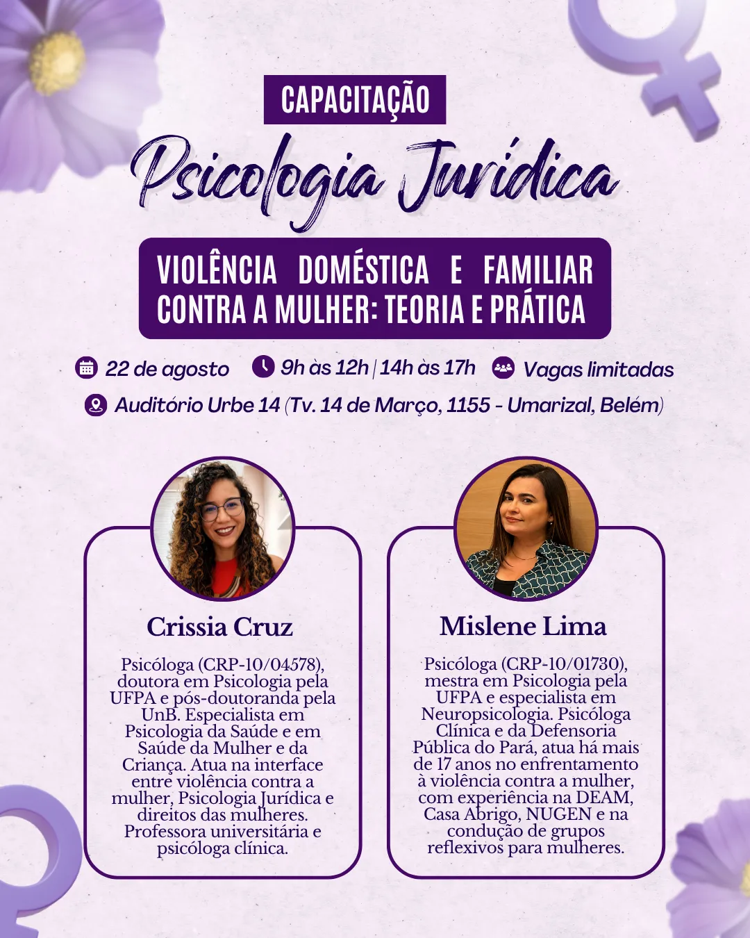 O curso de capacitação ocorre neste sabado (22) em Belém.