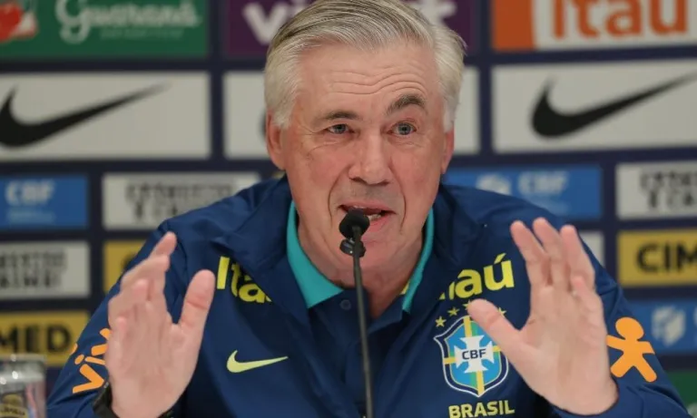 A CBF anuncia a convocação de Carlo Ancelotti para amistosos contra Japão e Cingapura em novembro.