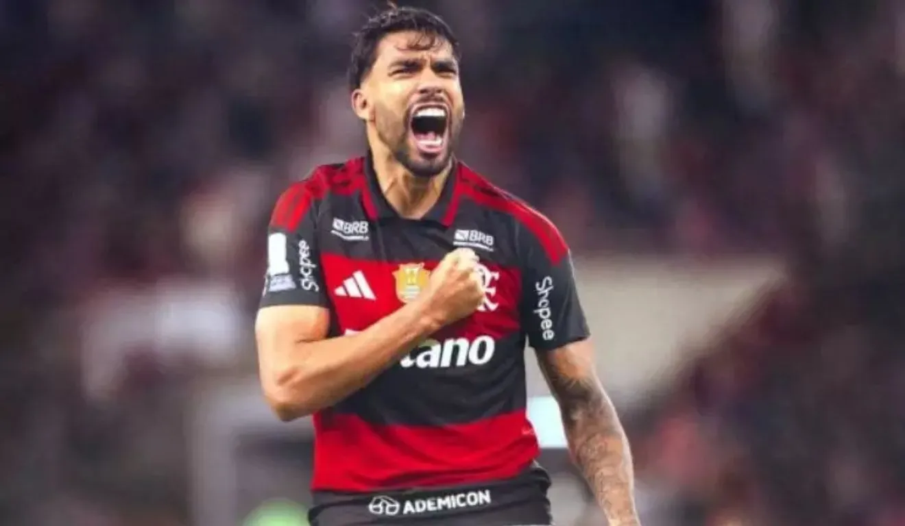 Paquetá abriu o placar para o Flamengo no início do 2º tempo.