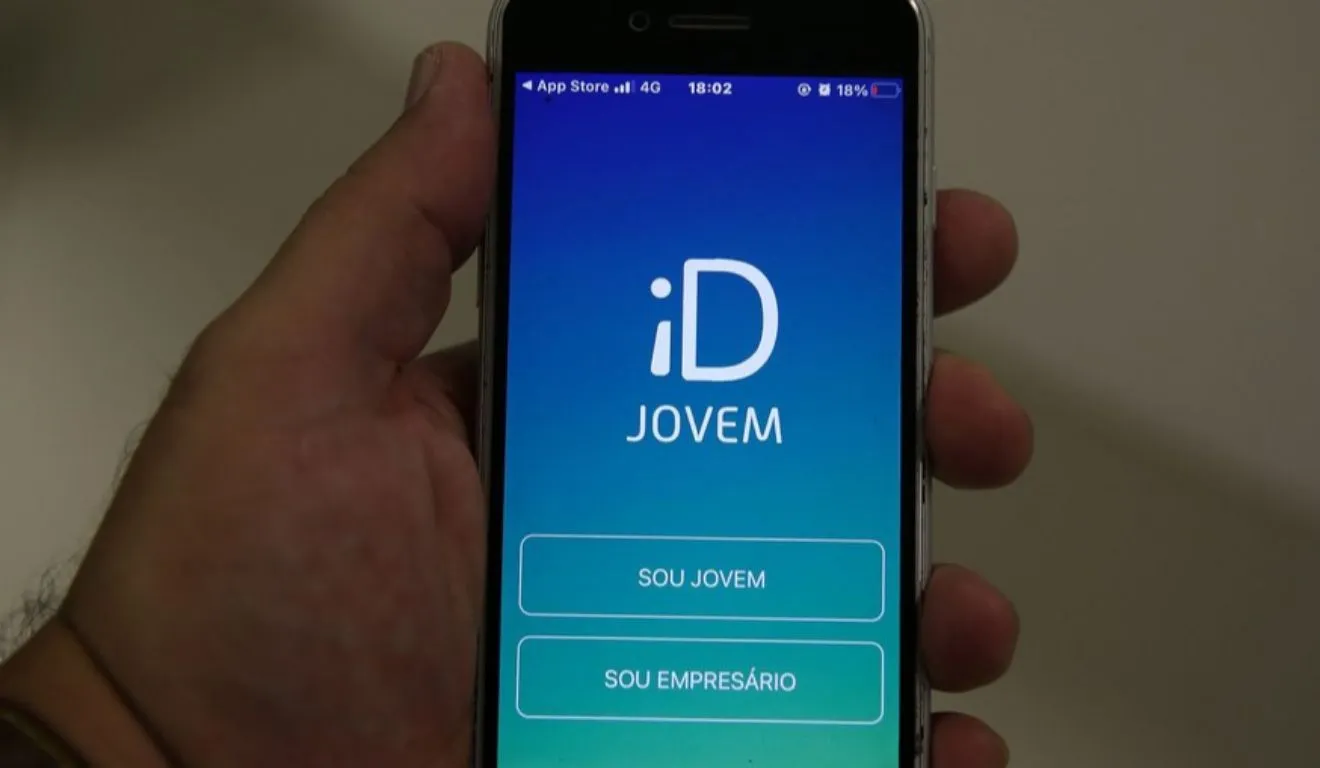 Aplicativo da ID Jovem está disponível gratuitamente nas lojas Google Play e Apple App Store.