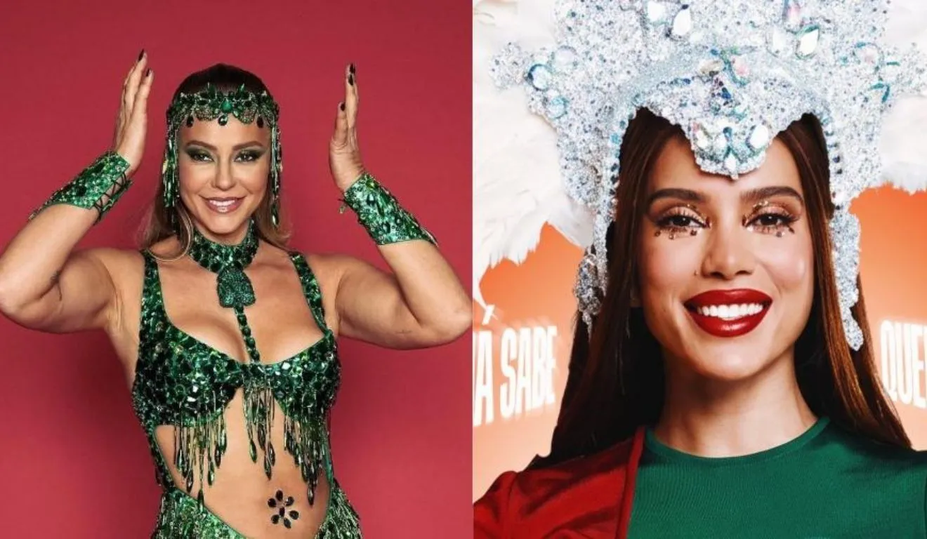 Anitta consultou Paolla Oliveira antes de aceitar o convite da escola de samba.