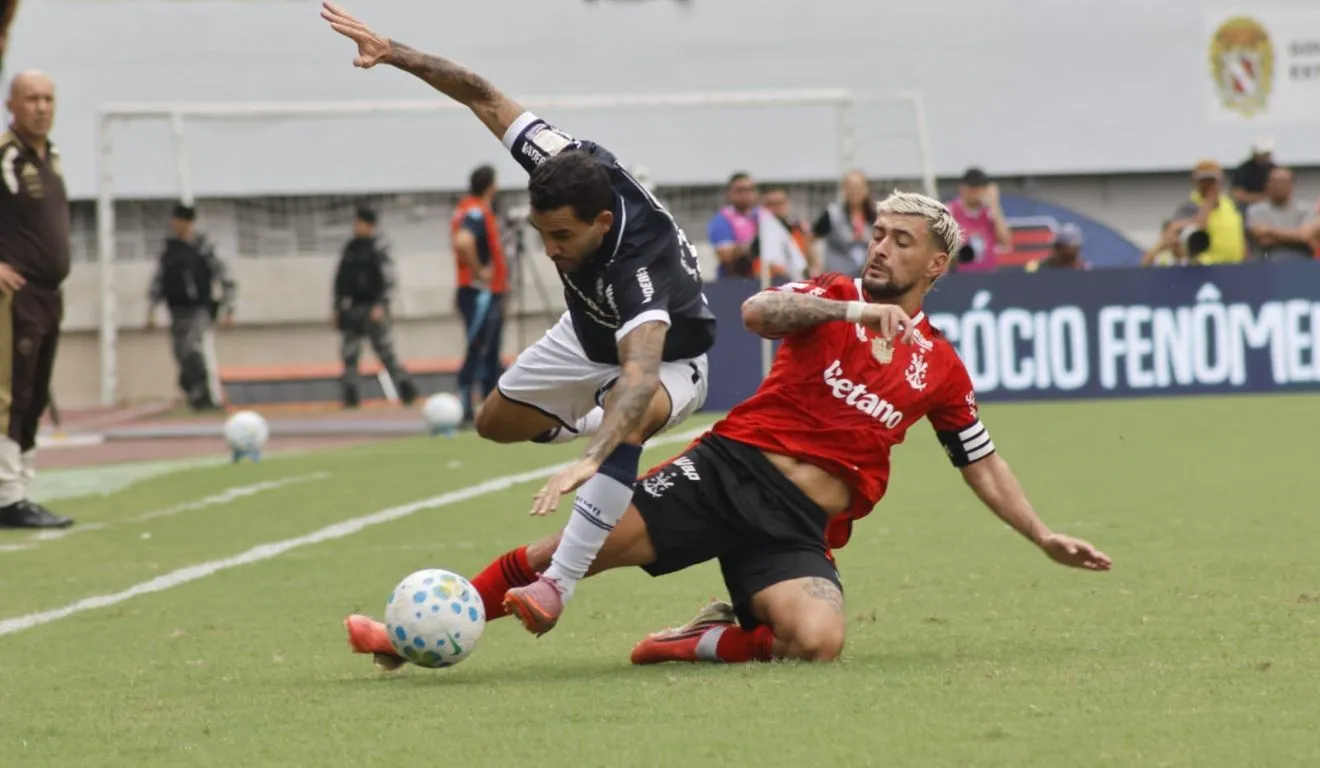 Arrascaeta (foto) foi um dos principais jogadores do Flamengo na vitória sobre o Remo
