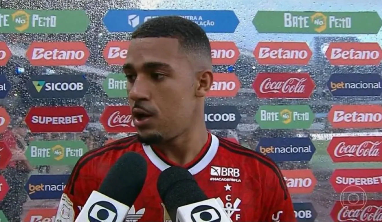 O atacante Samuel Lino, autor do gol da vitória, o jogo difícil contra o Remo