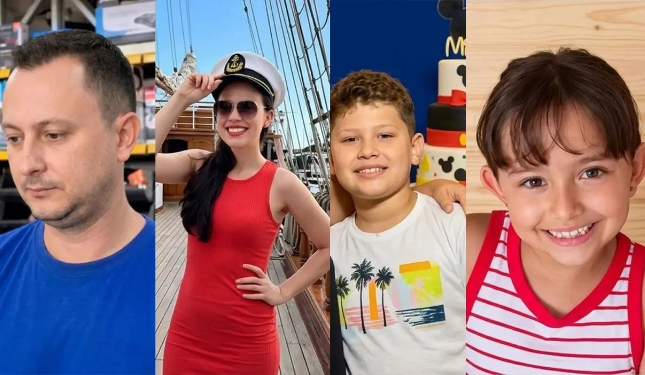 As quatro pessoas da família foram carbonizadas e passarão por exame de DNA