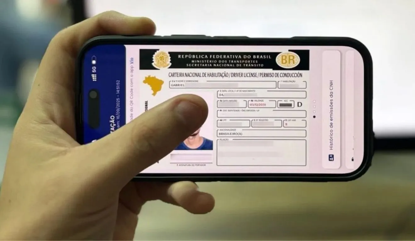 Se o celular não conseguir abrir o aplicativo da CNH digital pode gerar multa ao condutor