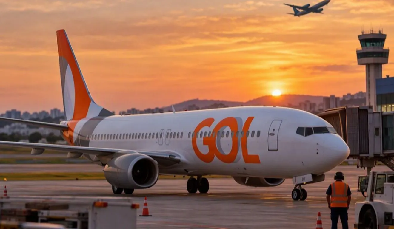A empresa área Gol anunciou o fim das 17 rotas aéreas nacionais e internacionais