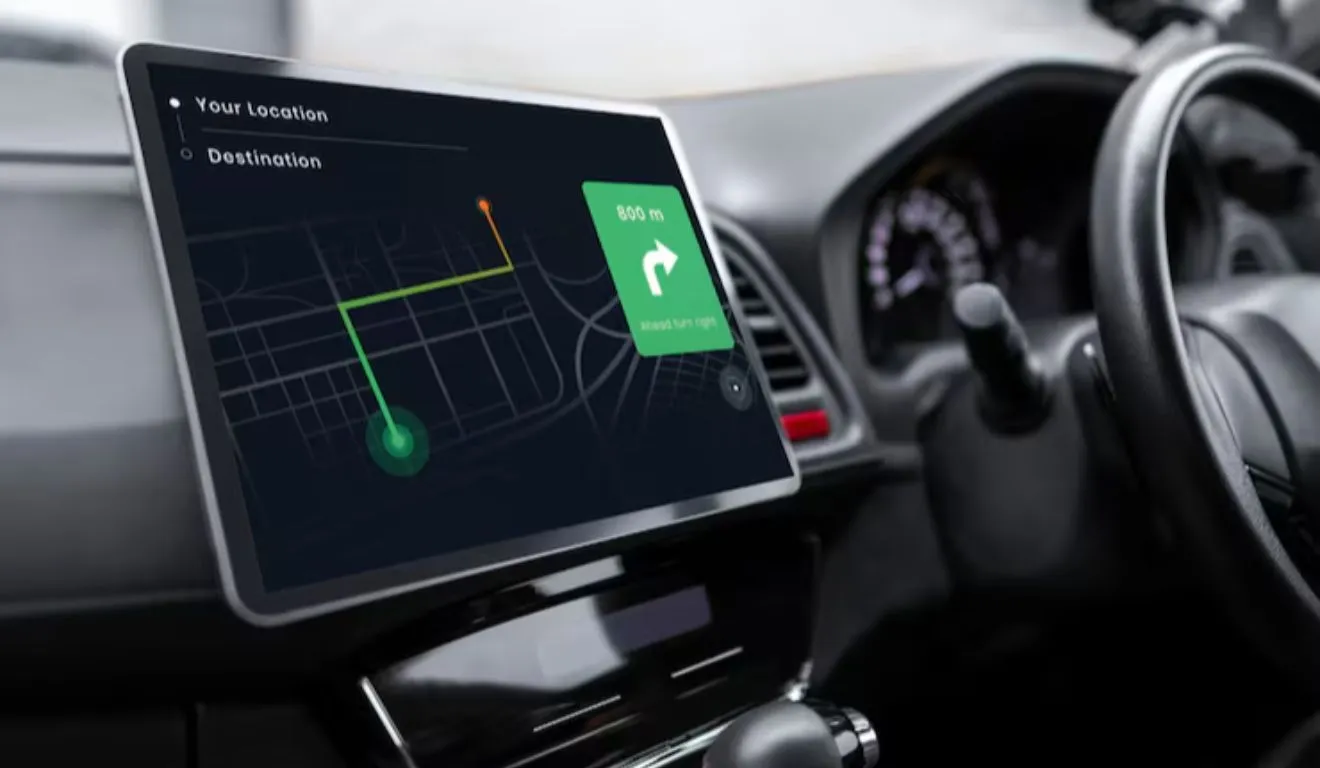 os motoristas podem substituir a tradicional seta azul por outros ícones e personalizar sua cor sem precisar acessar o aplicativo no celular.