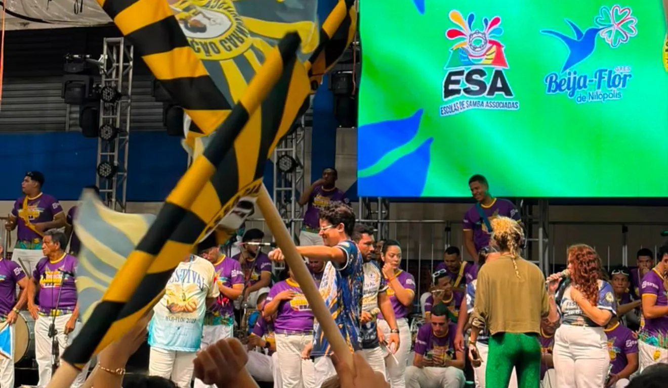 Luizinho Moura, Silva da VG e Neivo Cravo formam parceria paraense que avançou na disputa de samba-enredo da Beija-Flor para o Carnaval 2027.